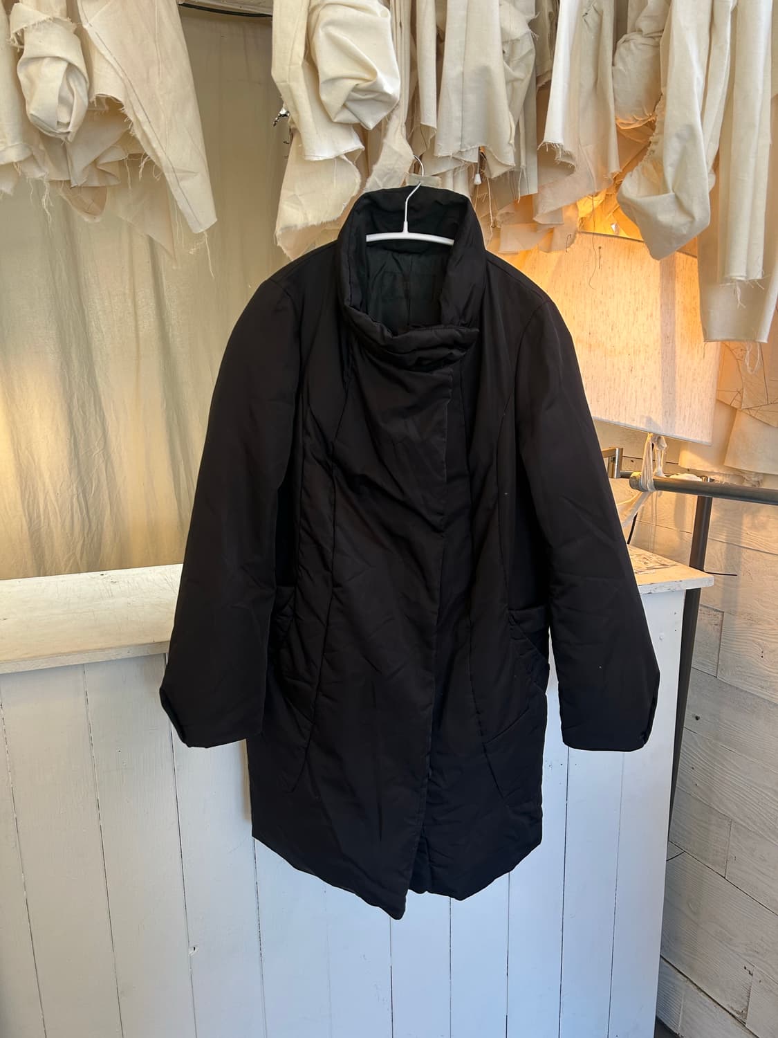 SYSTEM 절개 패딩코트 상품이미지3