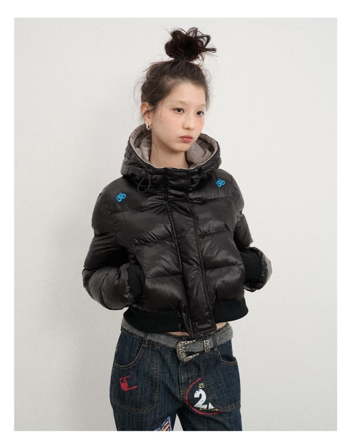 테스트메커니즘 아치하라 패딩 M 상품이미지1