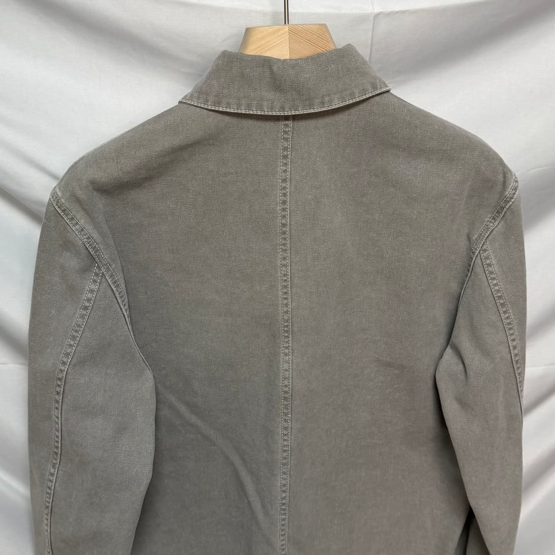 [S+급/46] 24SS 디올 x 스톤아일랜드 코튼 캔버스 자켓 그레이 상품이미지5