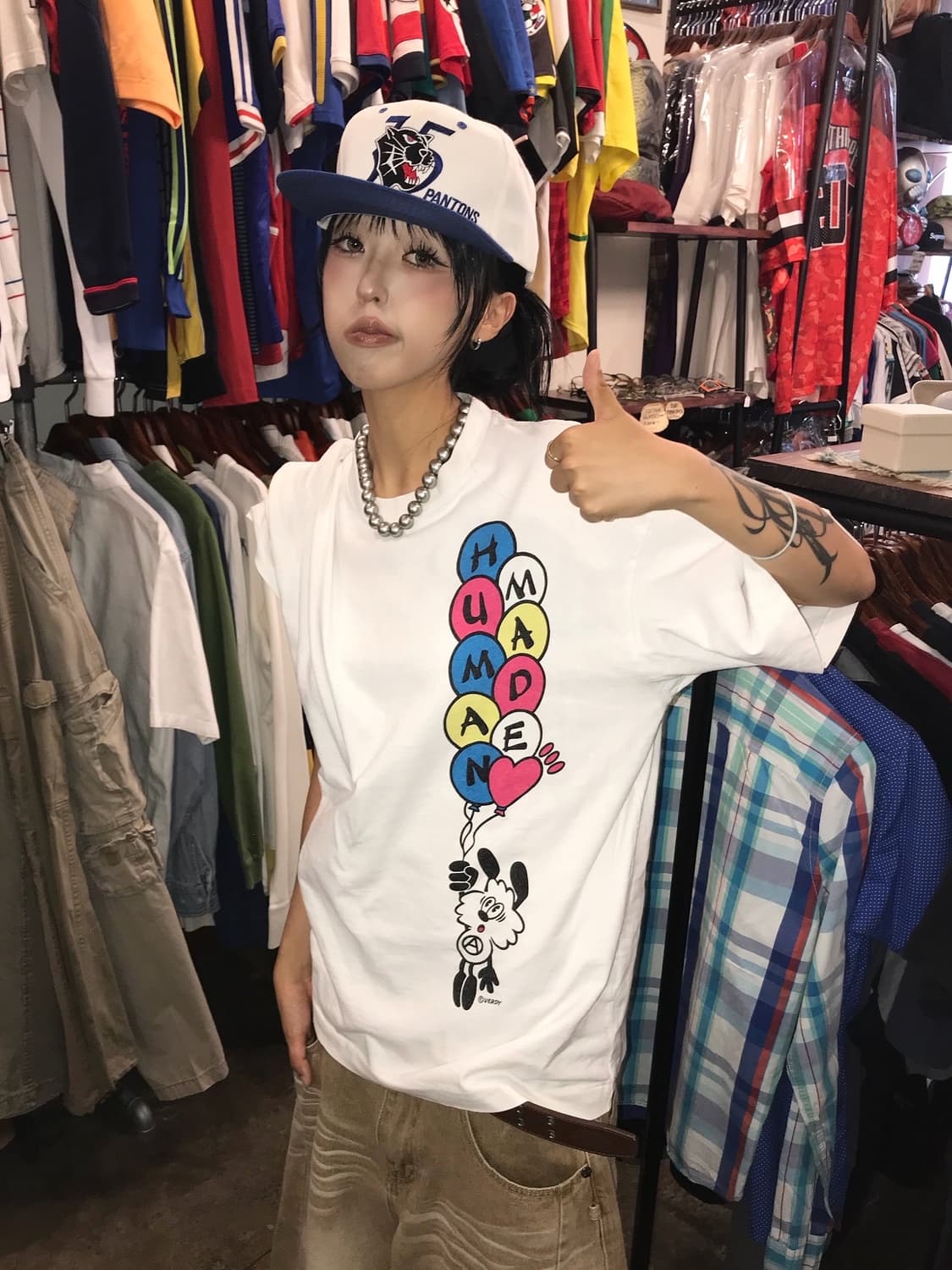 🩷 휴먼메이드 X 베르디 빅 콜라보 반팔 티셔츠 🩷 상품이미지2