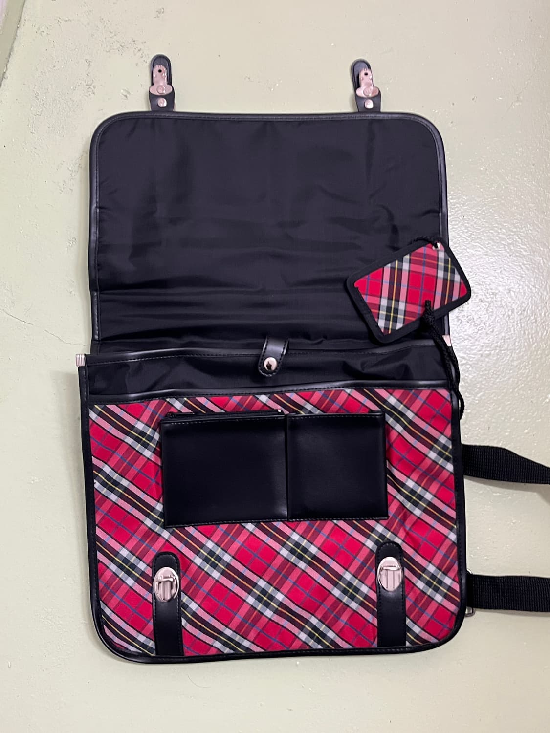 99 키티 체크 3way 가방 🍎 상품이미지8