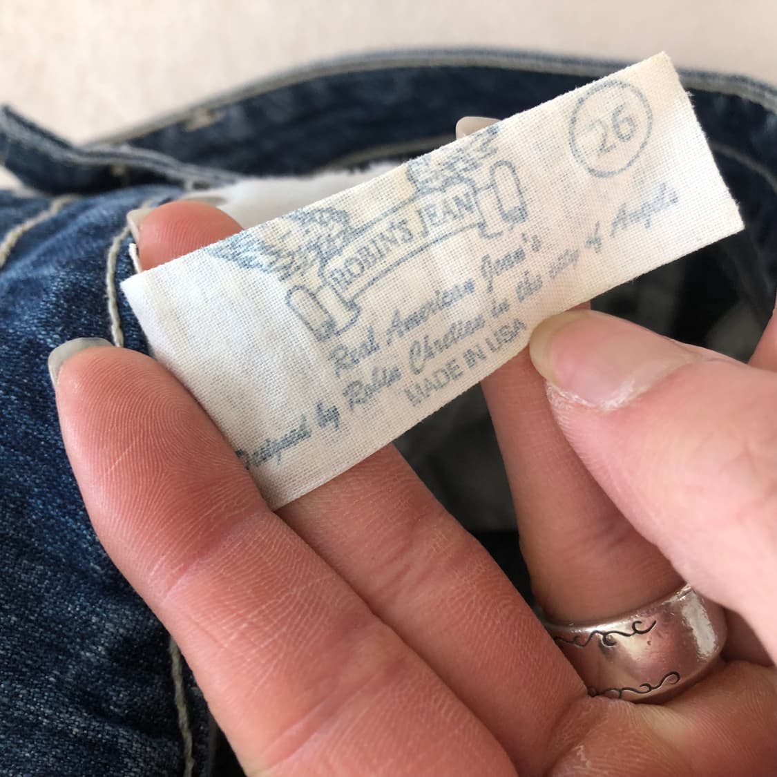 로빈스진 부츠컷 데님팬츠  상품이미지9