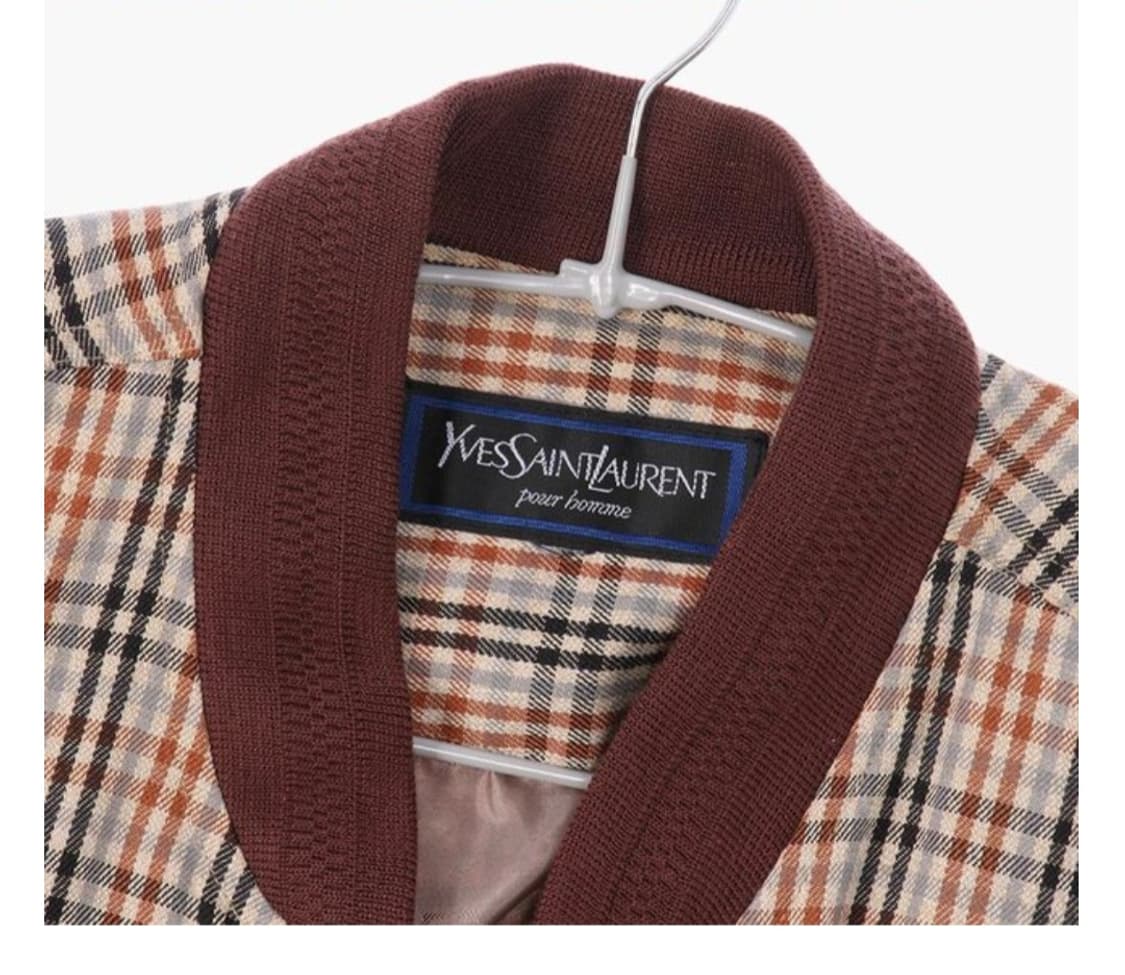 YSL 남성체크 봄버자켓 105 상품이미지2