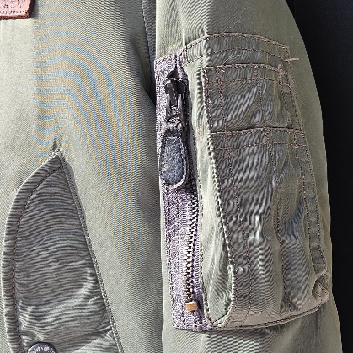 AVIREX 아비렉스 MA-1 플라이트자켓 항공점퍼 야상 여성용 상품이미지4