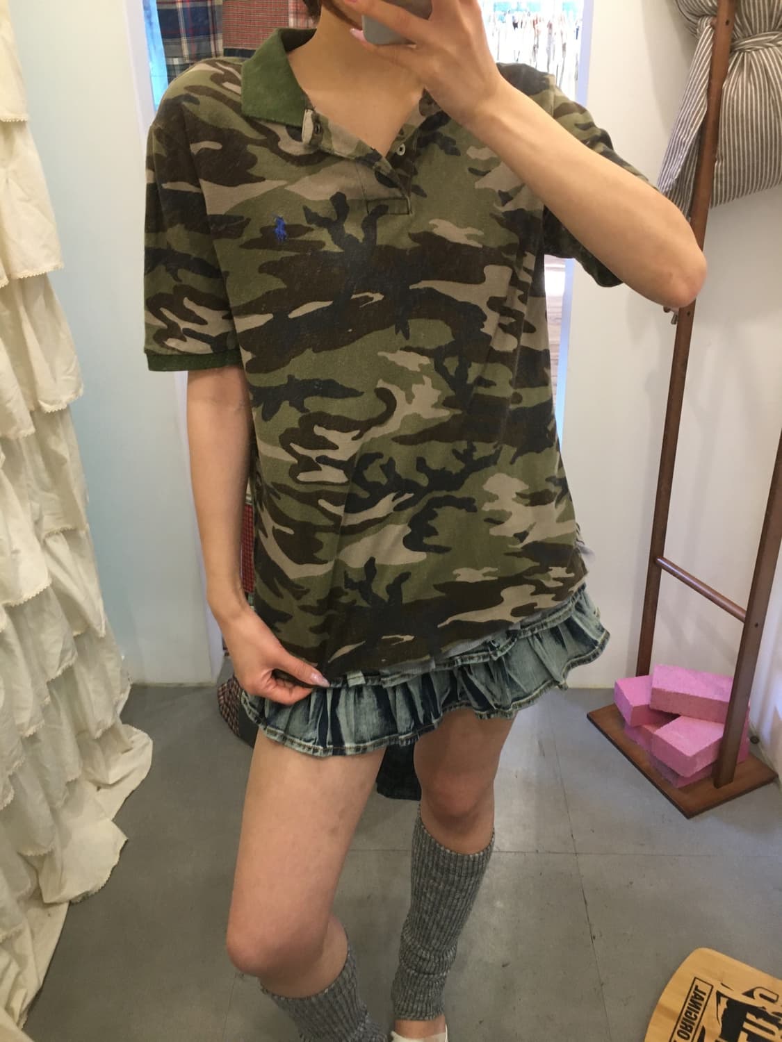 폴로 카키 카모 카라티 상품이미지5