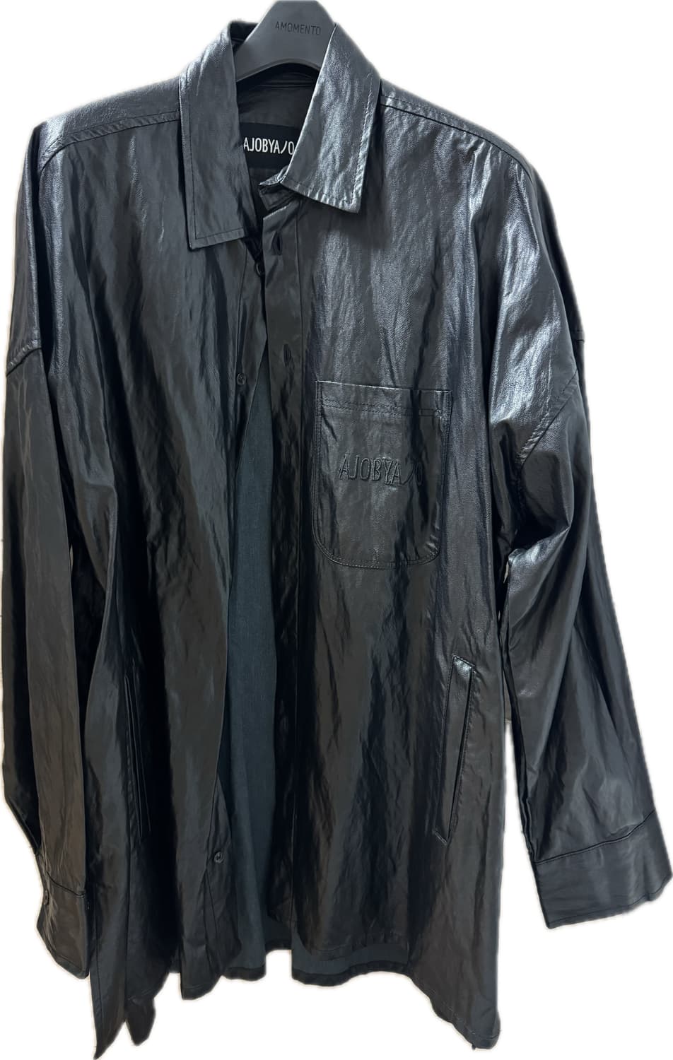 아조바이아조 가죽 셔츠 상품이미지1