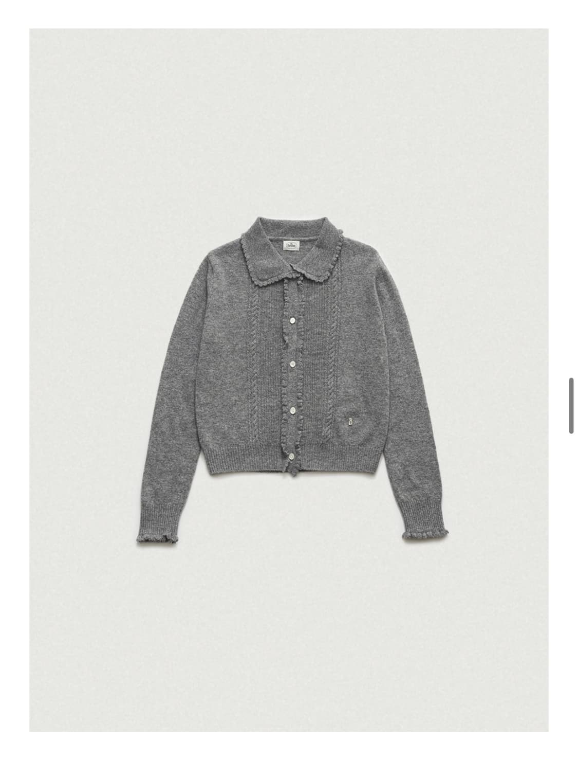 더바넷 Cady Heron Scallop Knit Cardigan 상품이미지2