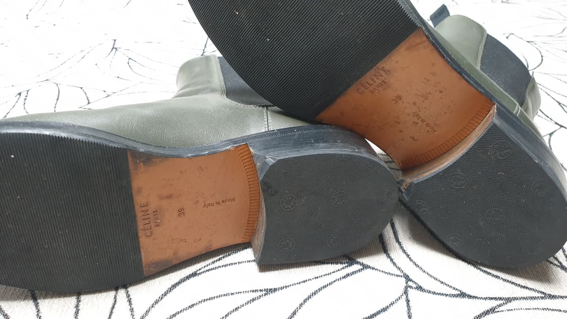 셀린느 올리브 그린 첼시 부츠 39 250 상품이미지4