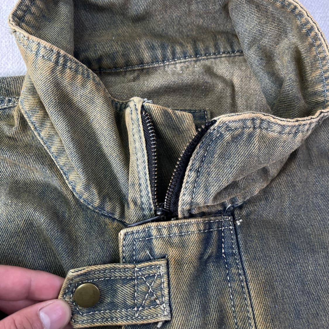 105 아메리칸 빈티지 워싱 데님 자켓 상품이미지4