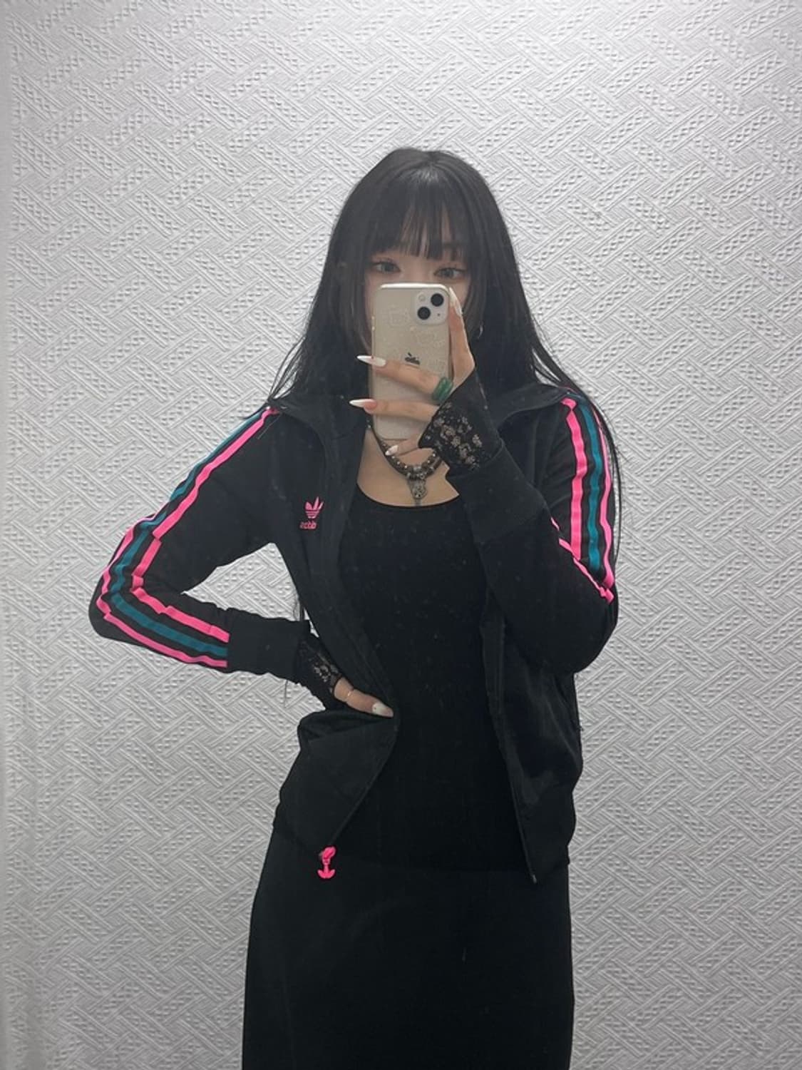 아디다스 Y2K 대장급 키치 멀티컬러 져지 집업 85 C09369 상품이미지2