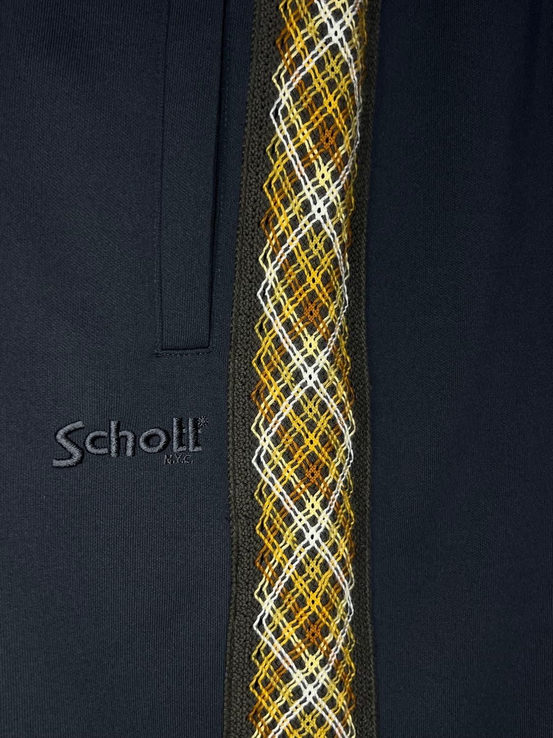 [M]SCHOTT NYC 쇼트 사이드 자수 트랙팬츠 상품이미지2