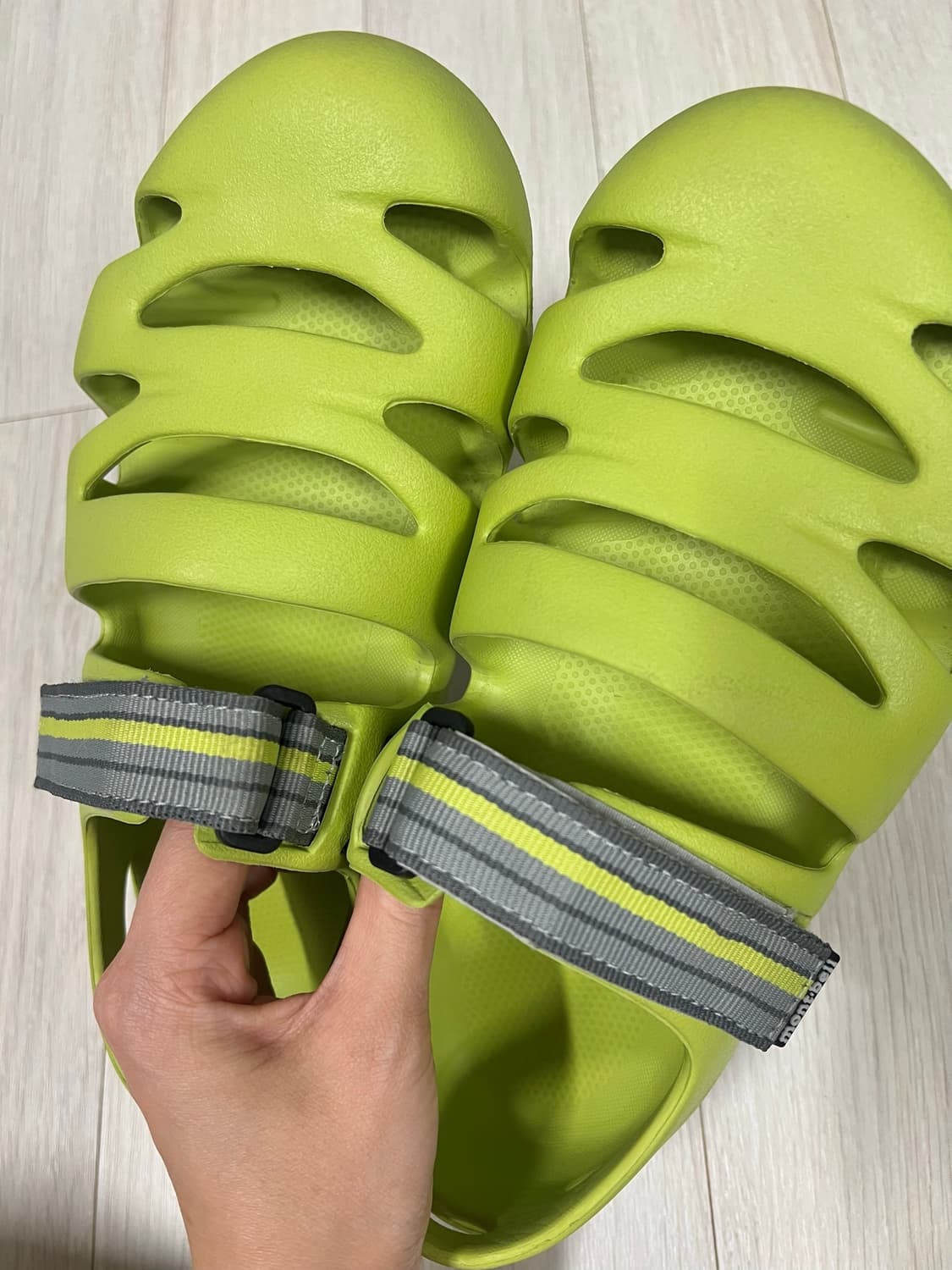 몽벨 캐년 샌들 라임 240 montbell canyon sandals 상품이미지3