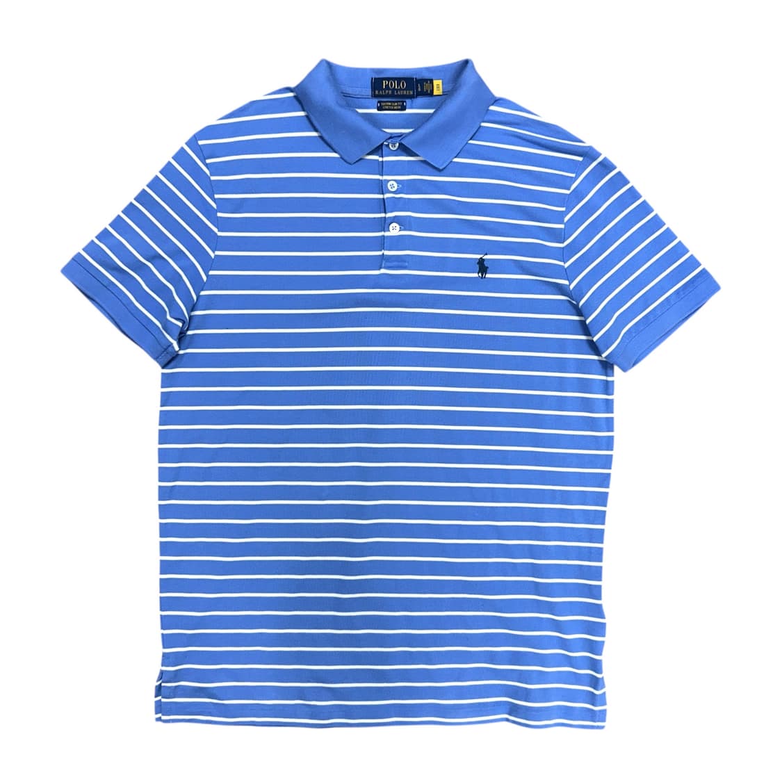 폴로 QR라벨 스트라이프 카라티(L) 상품이미지1