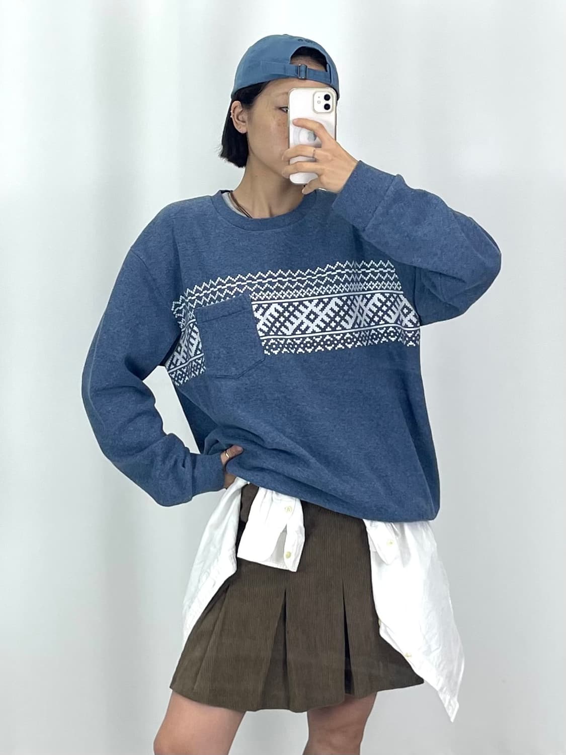 [XL]CARHARTT 블루니트 상품이미지1