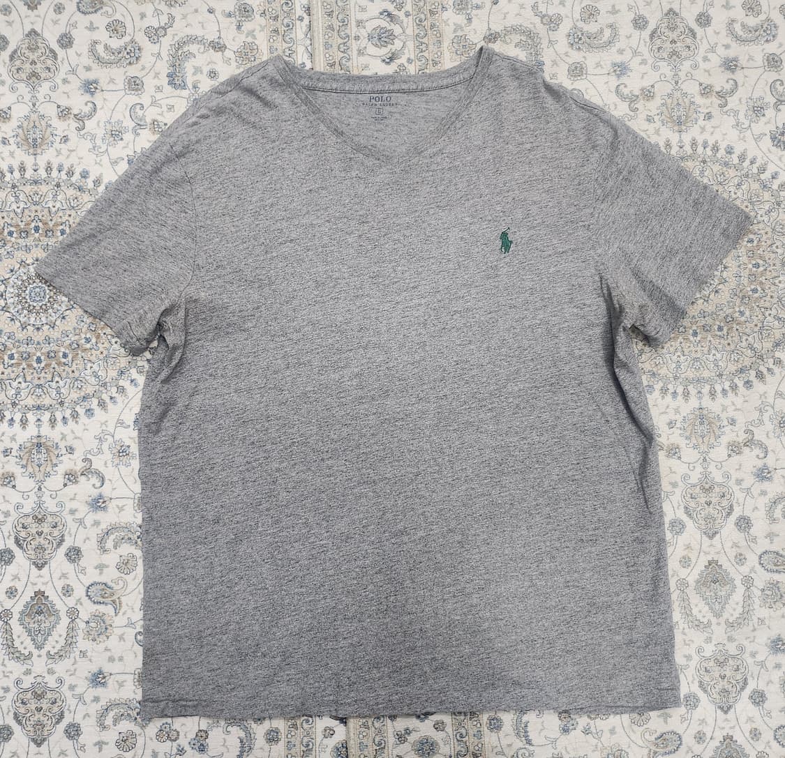 폴로 랄프로렌 V넥 반팔 티셔츠 L 상품이미지1