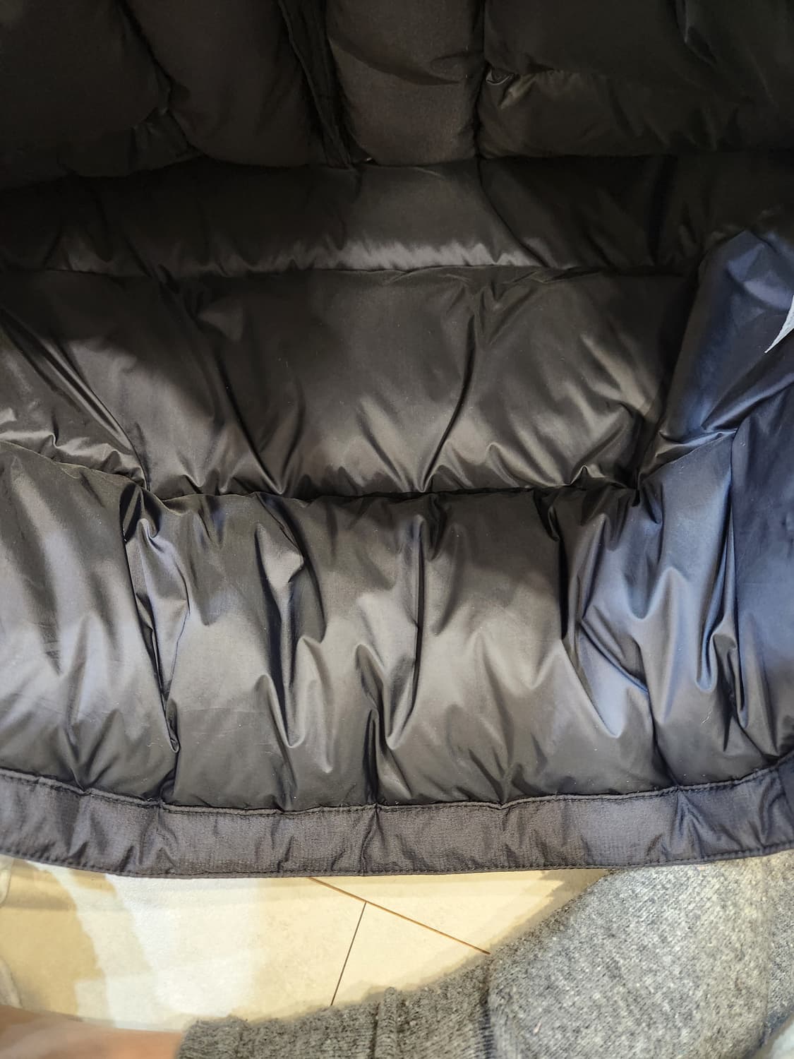 몽벨여성헤비롱구스다운 블랙 상품이미지5