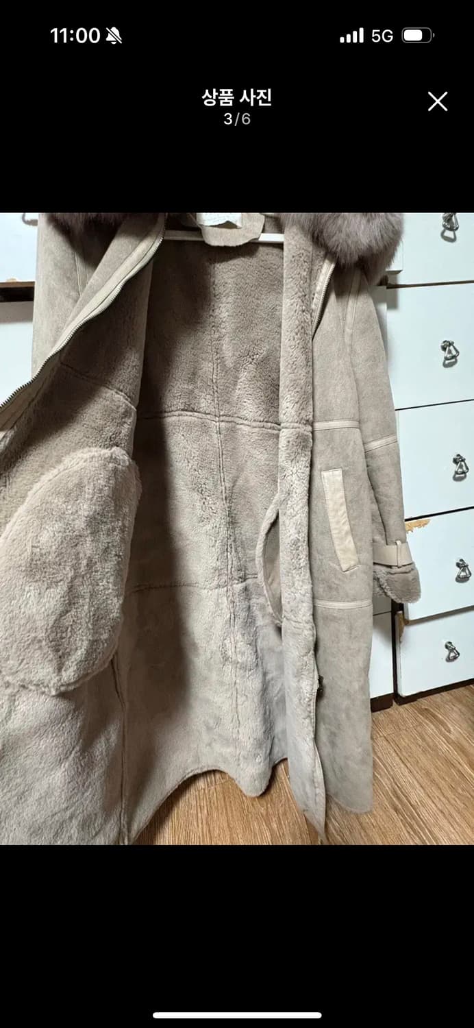 폭스퍼 안감전체퍼무스탕 상품이미지5