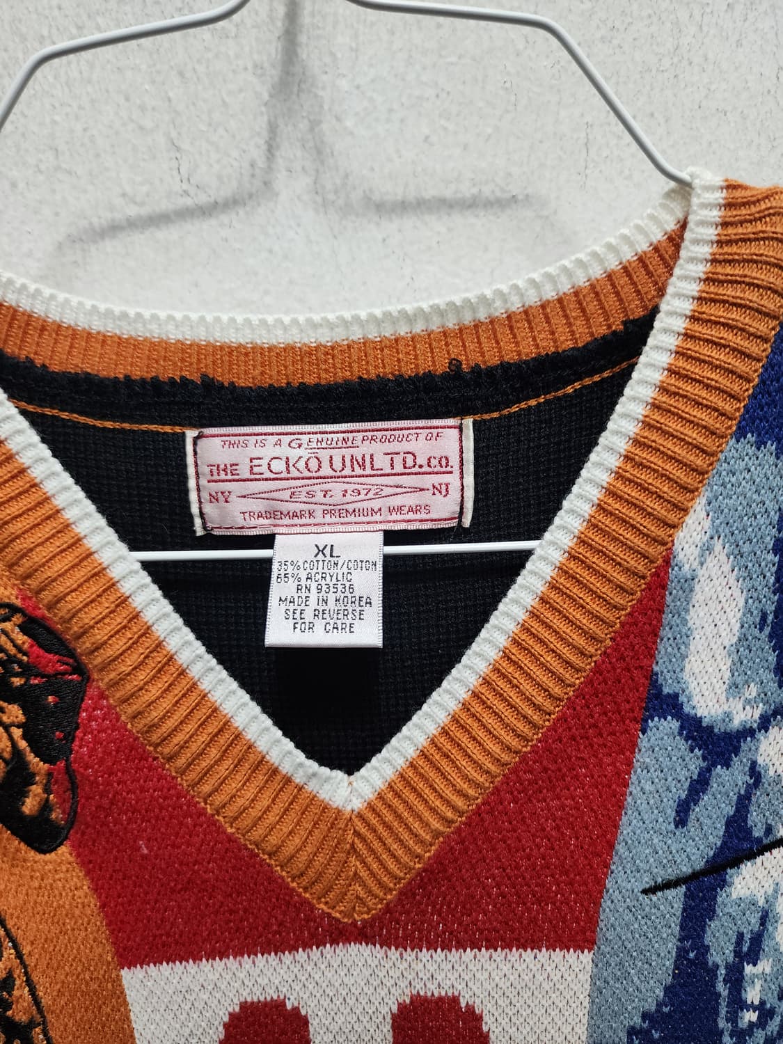 에코언리미티드 무하마드알리 니트 베스트 XL 상품이미지6