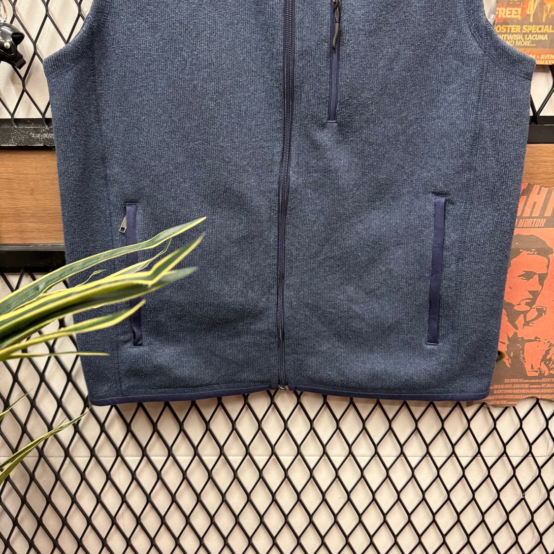 파타고니아 베터 스웨터 베스트 집업 전면 집업 포켓 포인트 네이비 상품이미지4