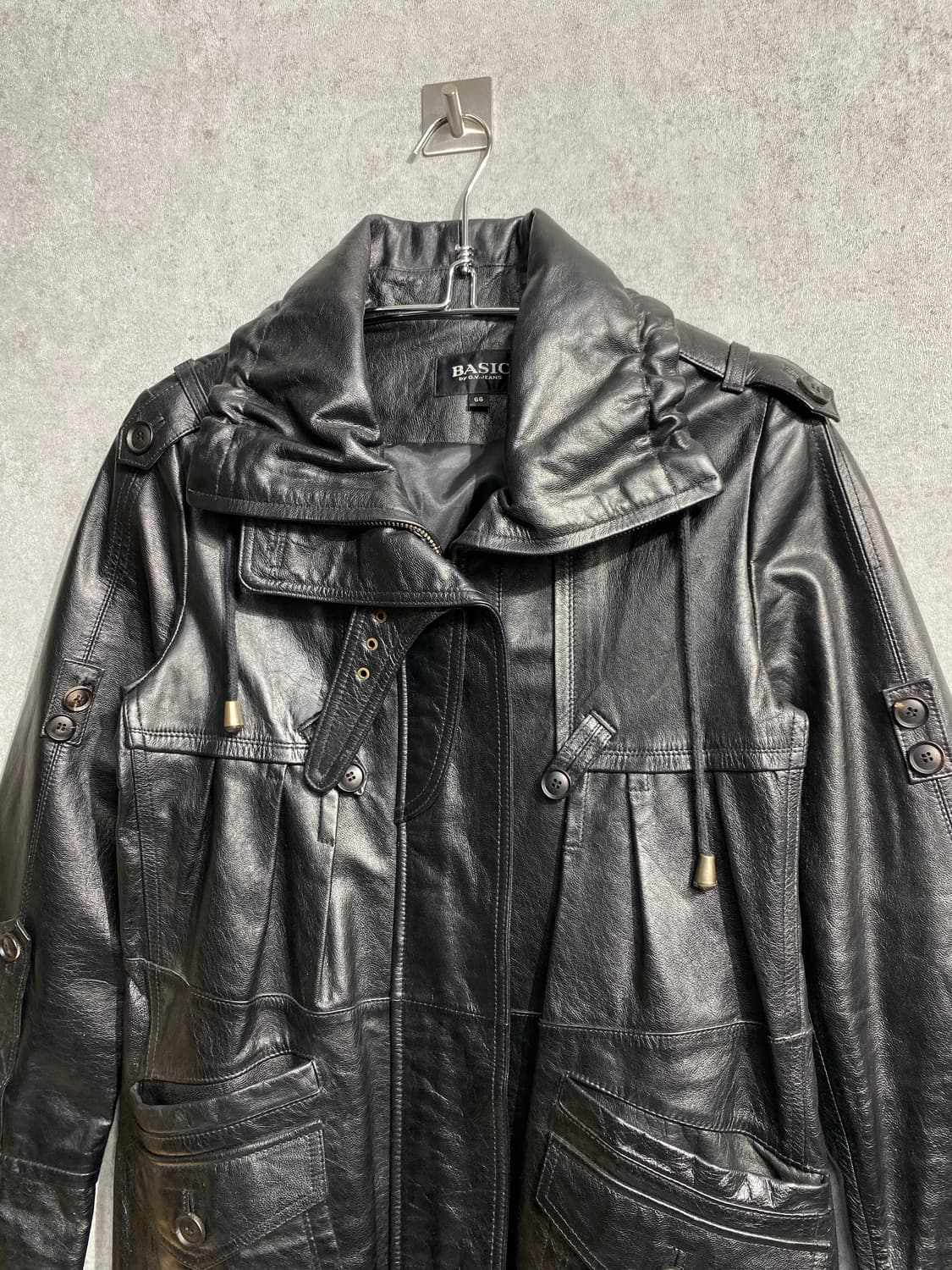 [M] G.V Jeans 우먼스 양가죽 레더 코트 상품이미지2