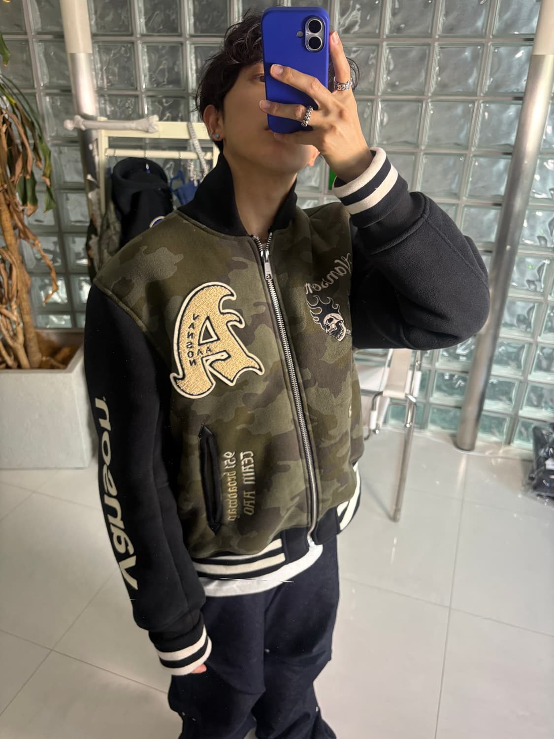 예약/ X AAO crop varsity jacket 크롭 바시티 자켓 상품이미지9