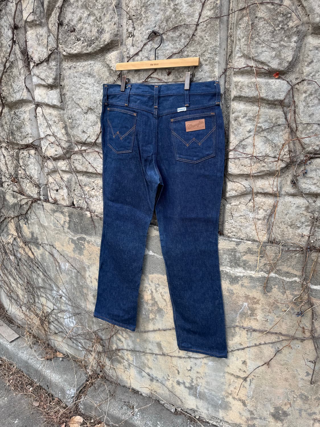 80s 랭글러 빈티지 911den 스트레이트핏 데님 팬츠 데드스탁 상품이미지4