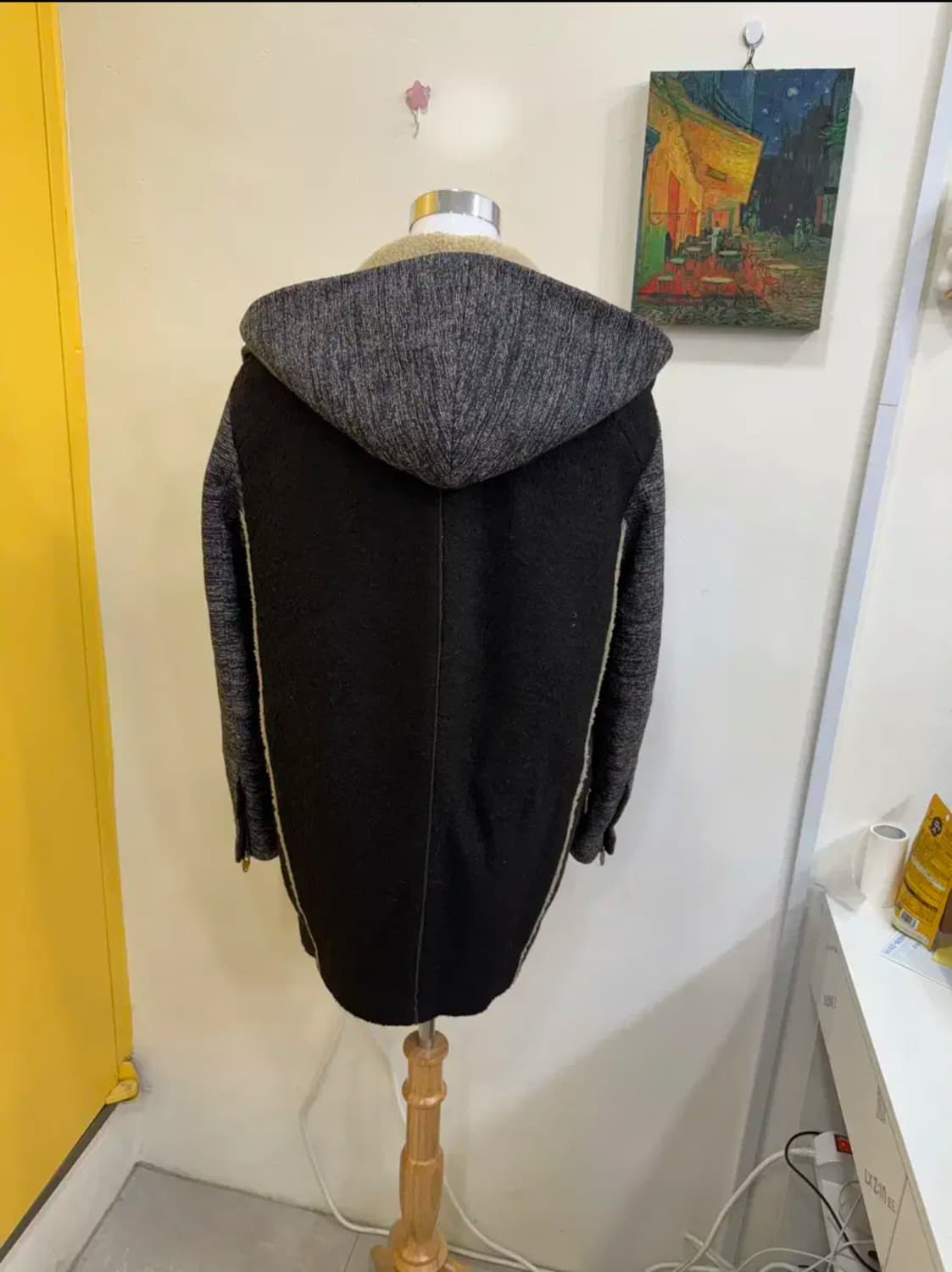 시스템 한섬 정품 보아퍼 누빔 후드코트 상품이미지5