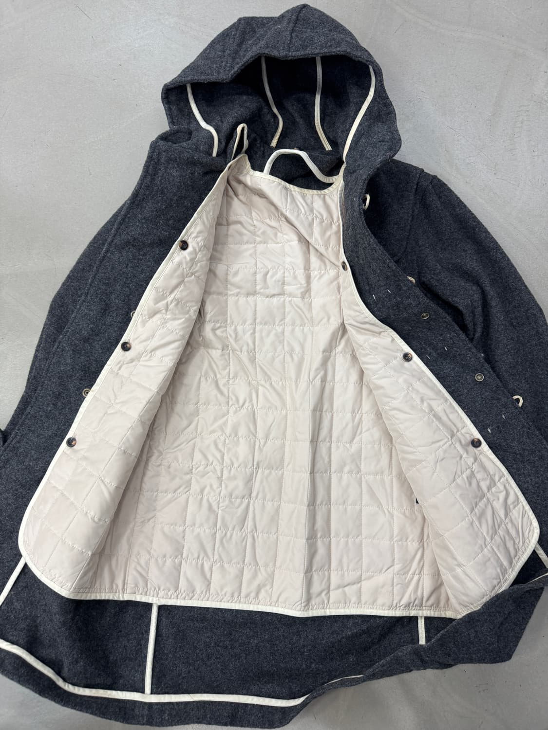 비바스튜디오 더플 코트 그레이 M 상품이미지2