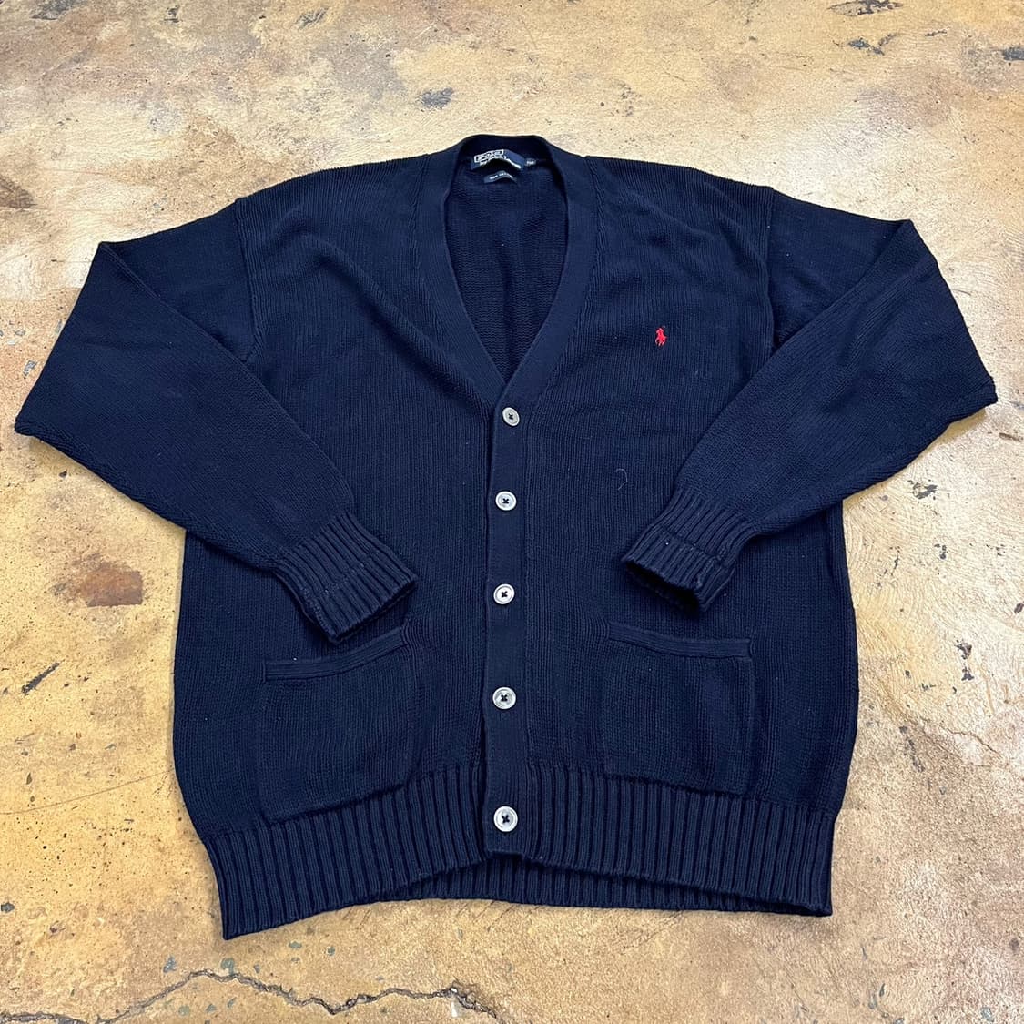 폴로 랄프로렌 네이비 브이넥 니트 가디건 110 상품이미지2