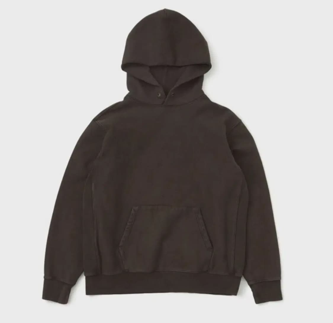 [M] 카키스 overdyed hoodie brown  상품이미지1