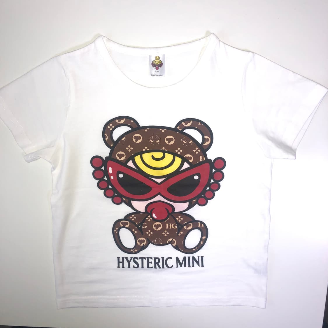🐻 HYSTERIC GLAMOUR Bear Crop T-shirt 상품이미지2