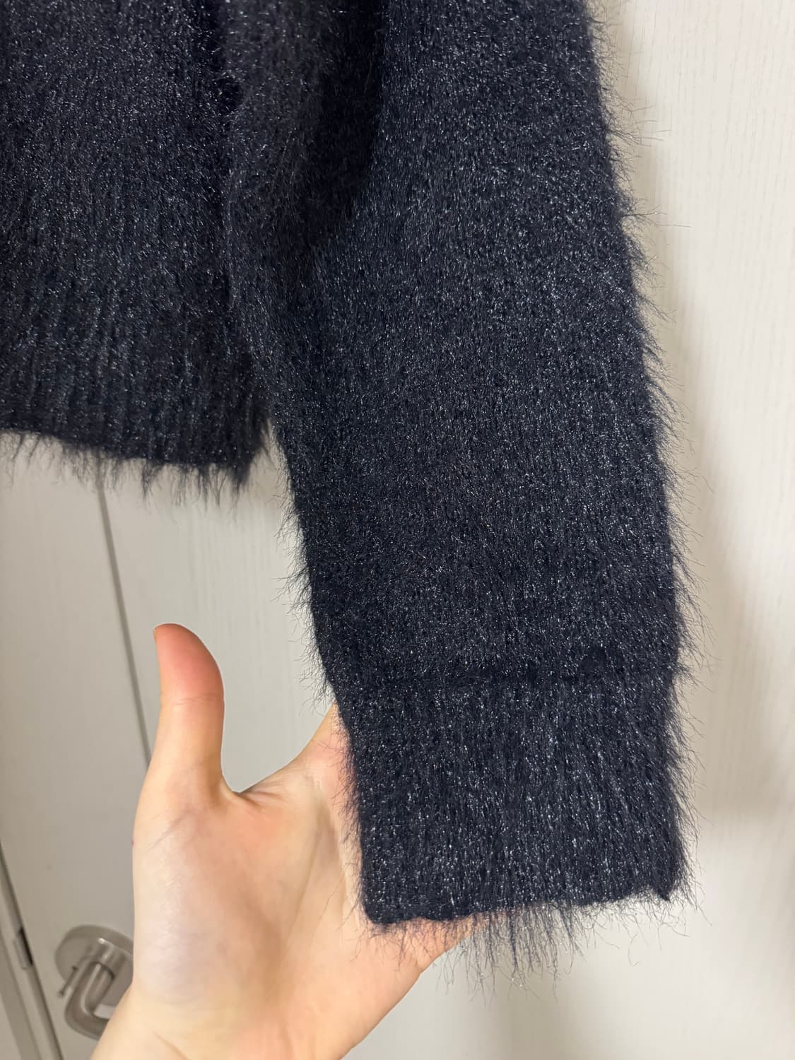 일본 빈티지 퍼 가디건 상품이미지3