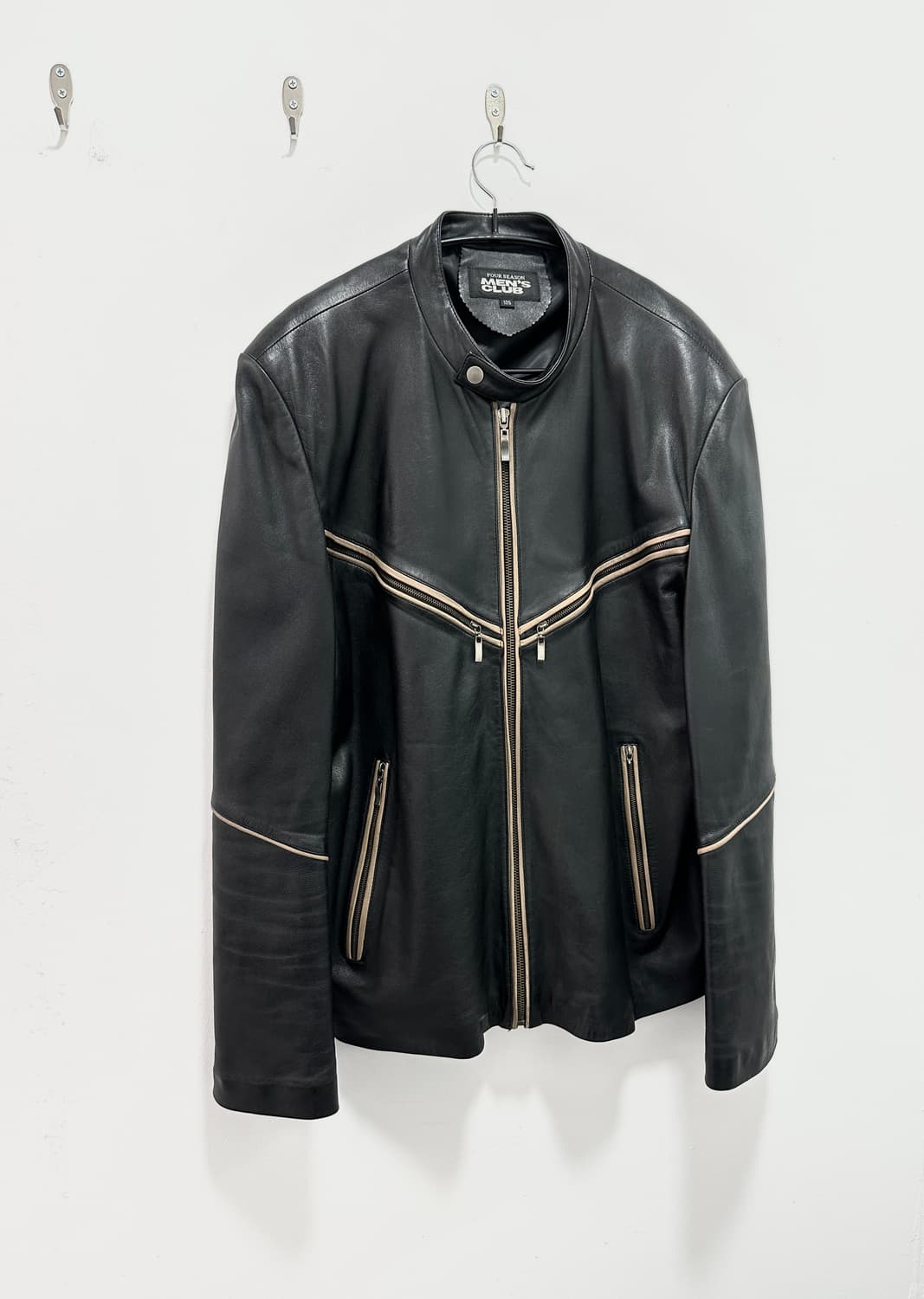 Sheepskin leather piping jacket 상품이미지3