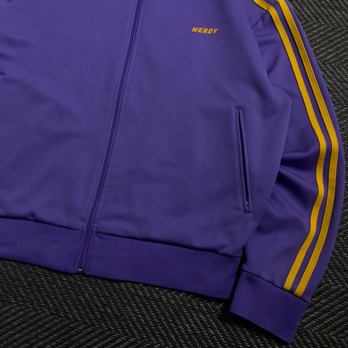 널디 루즈핏 퍼플 트랙탑 져지o 4196 상품이미지2