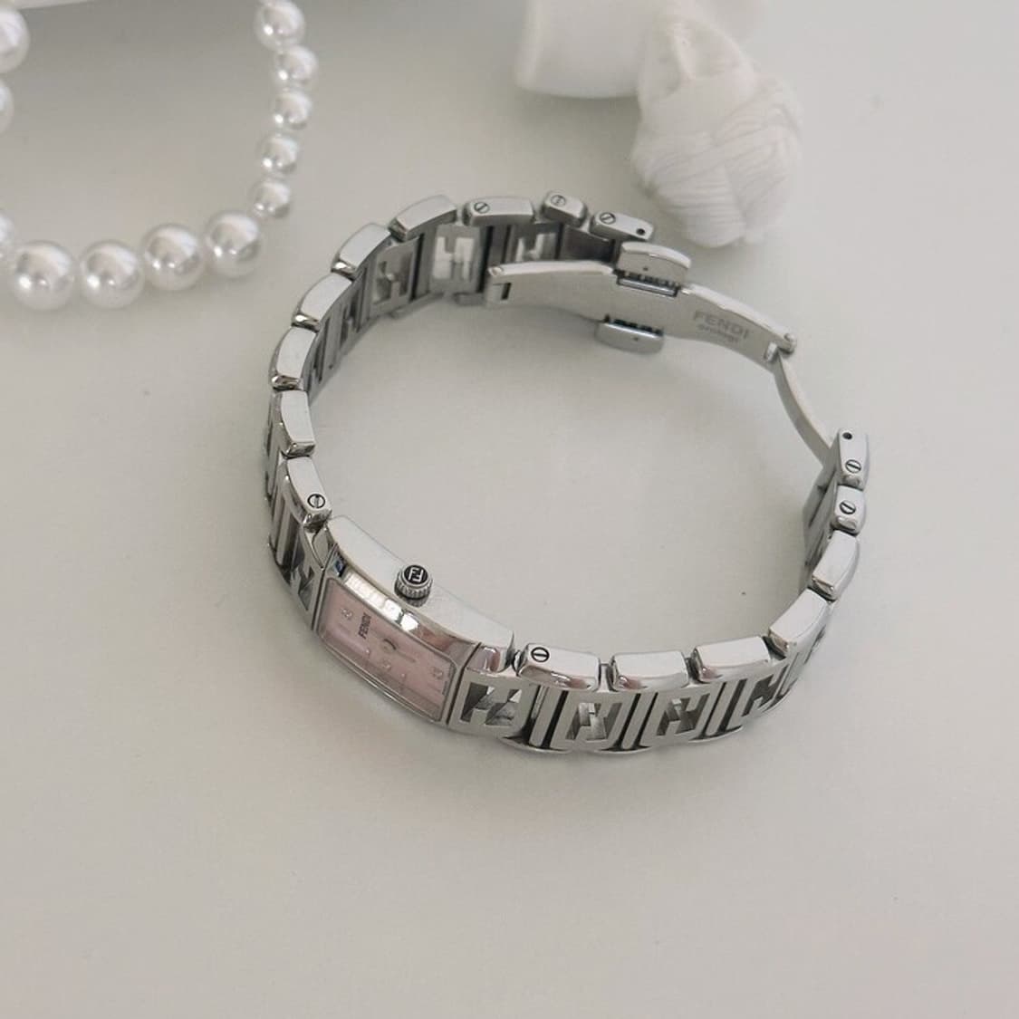 펜디 4p 다이아 핑크 쉘 시계 [감정서 포함] 상품이미지2