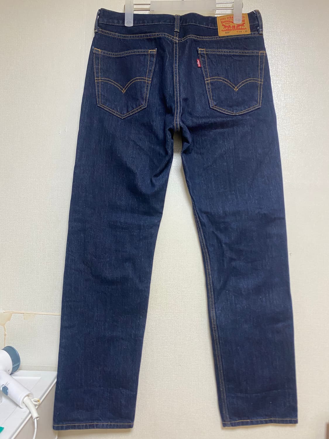 리바이스 505 레귤러핏 인디고 데님 상품이미지2