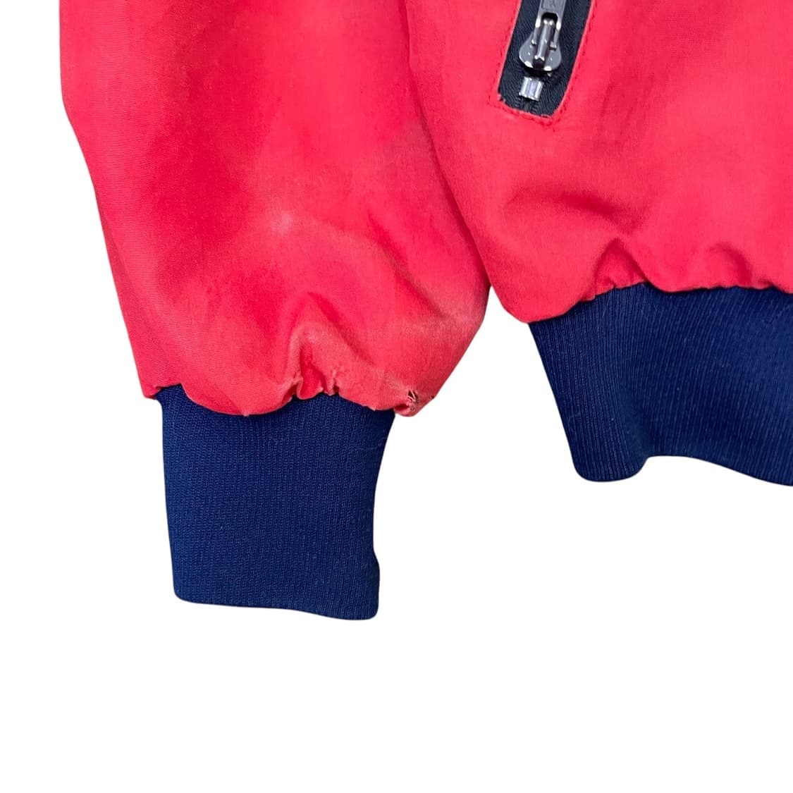 U.S.A. 레드 안감기모 봄버 자켓 점퍼 M 상품이미지4