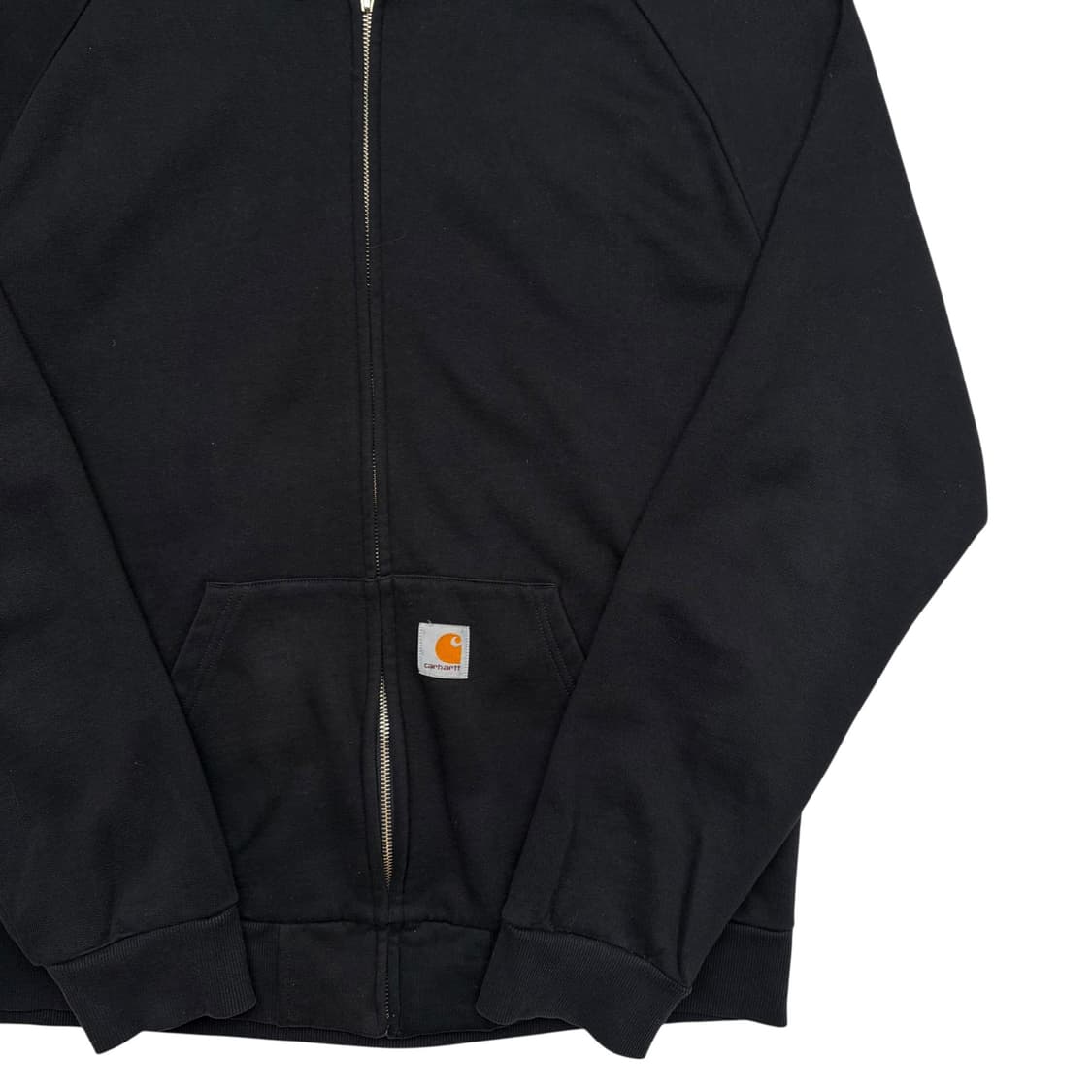 칼하트 Wip 스퀘어 라벨 블랙 후드집업 XL 상품이미지3