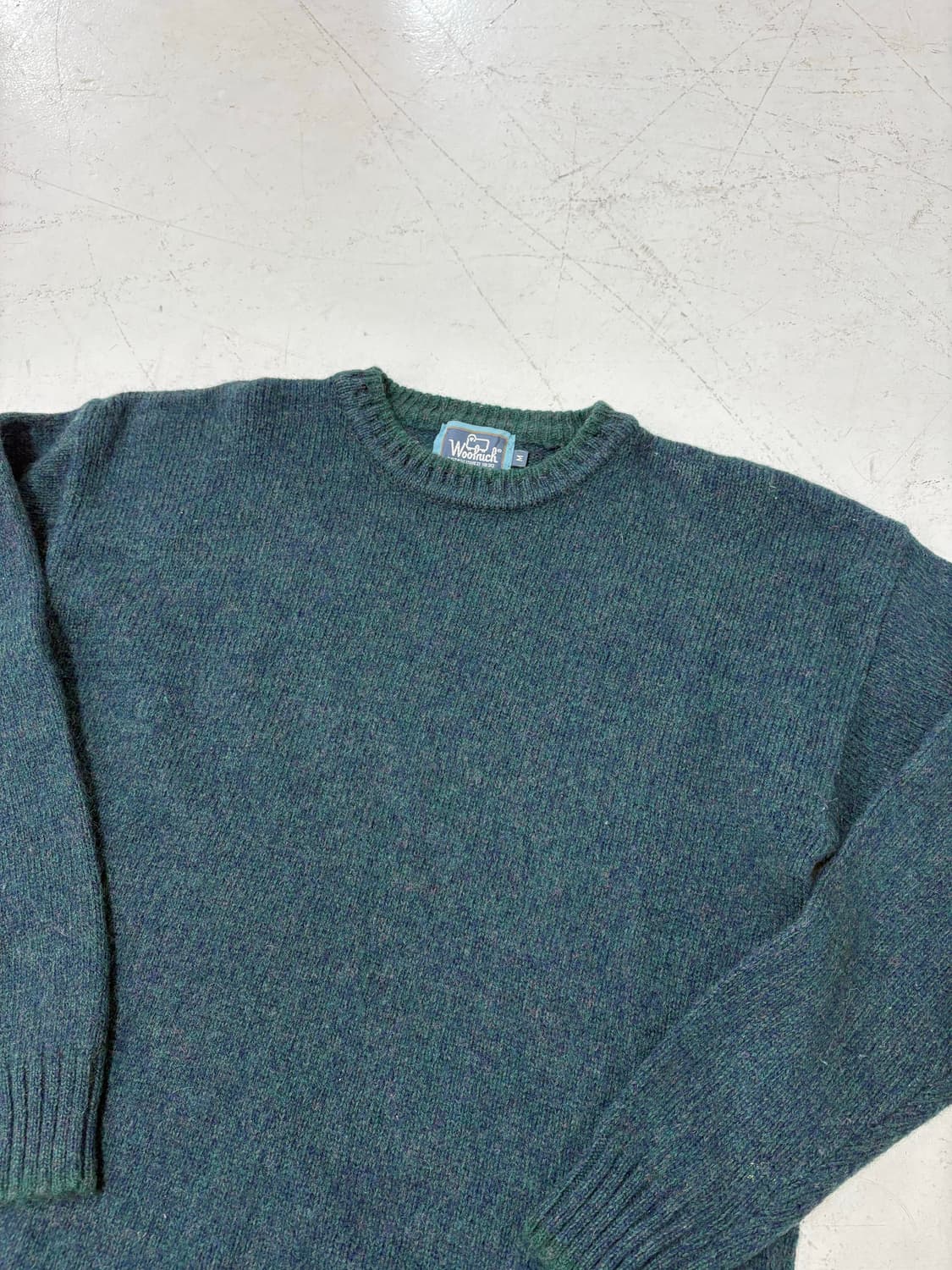 90‘s Wool rich Green wool sweater.  상품이미지6
