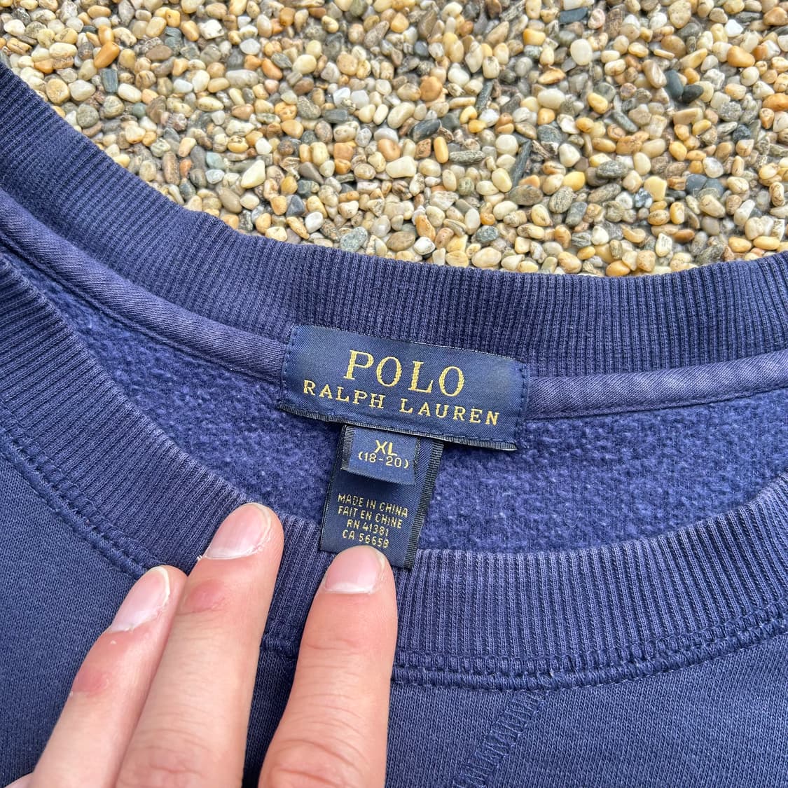 폴로(POLO RalphLauren) 네이비 맨투맨 상품이미지4