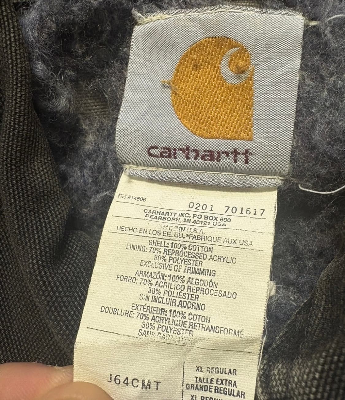 [XL] 90s 칼하트 j64 cmt 상품이미지4