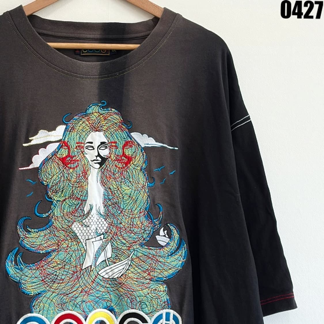 쿠지 프린팅 반팔 티셔츠 4XL 0427 상품이미지2