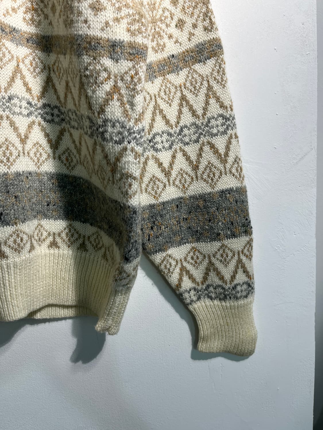 Wool 48% 보카시 울 혼방 노르딕 니트 상품이미지6