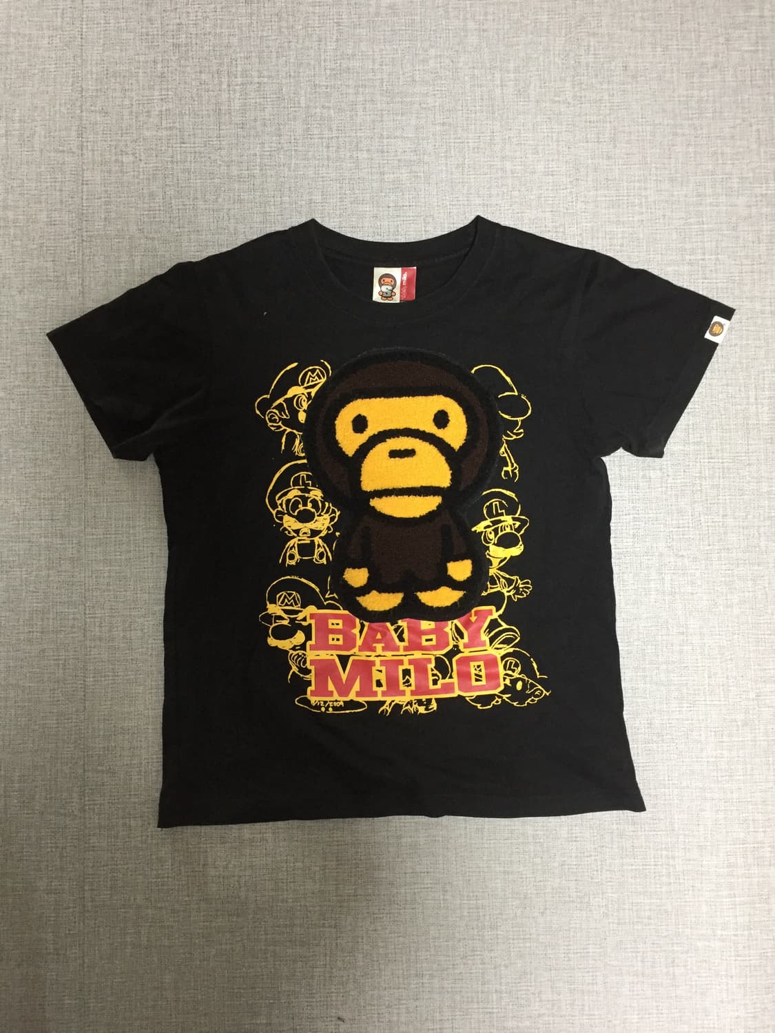 Bape 베이프 핀터깔y2k 딱붙핏 마일로 반팔티셔츠 상품이미지1