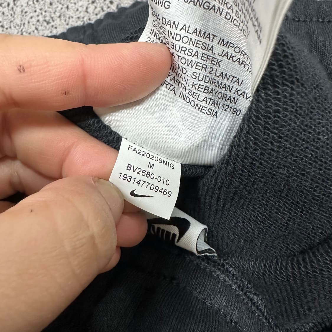 ✨ (바배) 나이키 블랙 트레이닝 조거 팬츠 상품이미지5