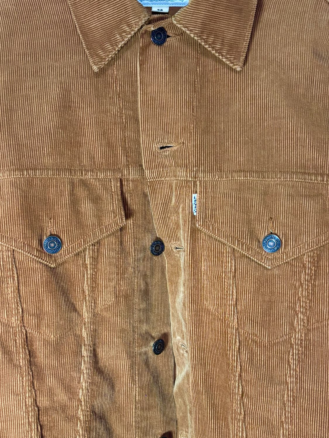 90s Levi's 리바이스 빈티지 코듀로이 자켓 브라운 상품이미지5