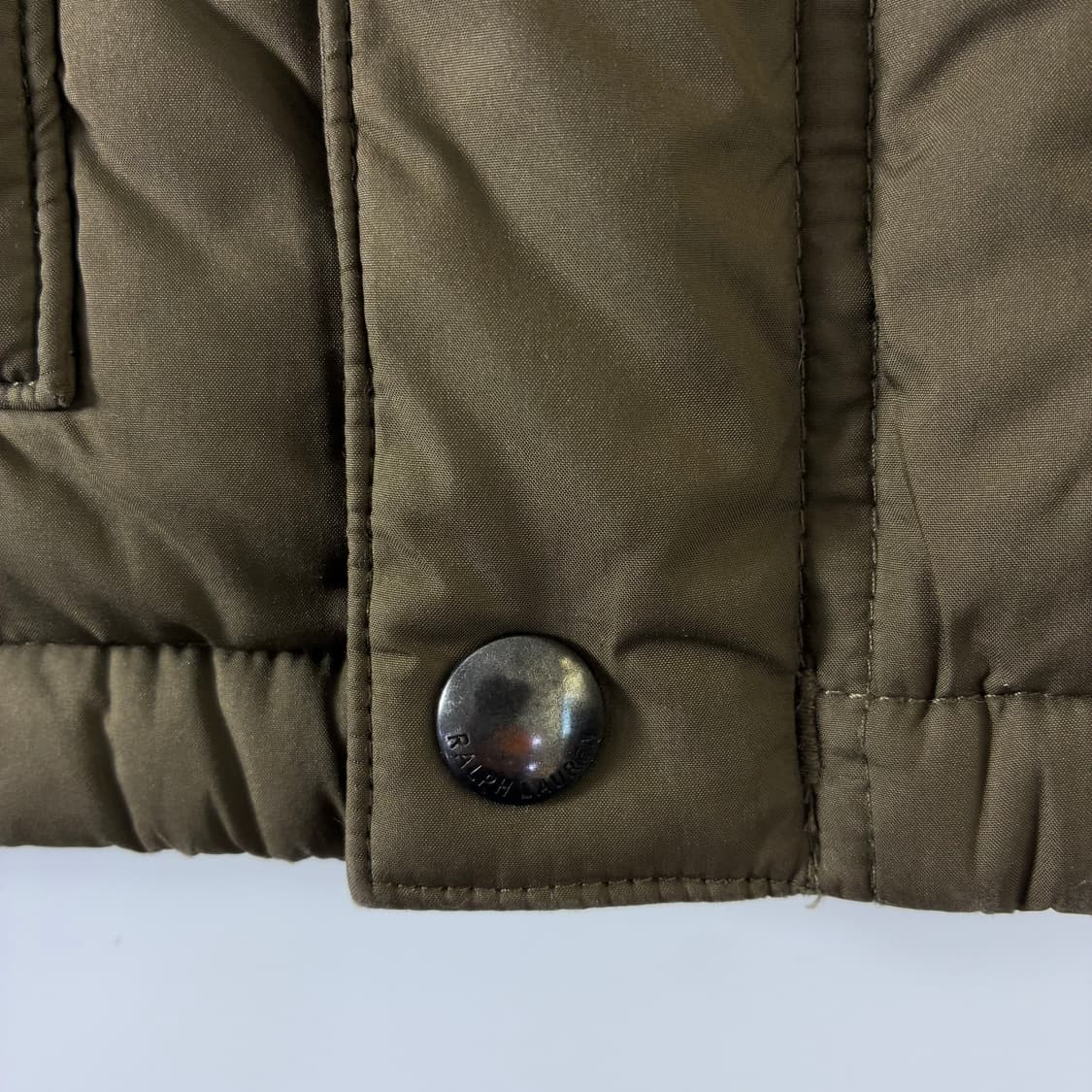 Polo  폴로 랄프로렌 자수 카키브라운 후드 푸퍼 패딩 자켓 상품이미지4