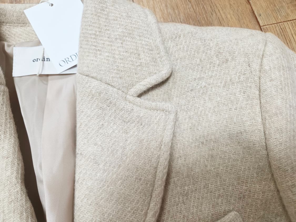 가내스라 오디네르(ordinaire) 위드 울 자켓 프리사이즈 새상품 상품이미지6