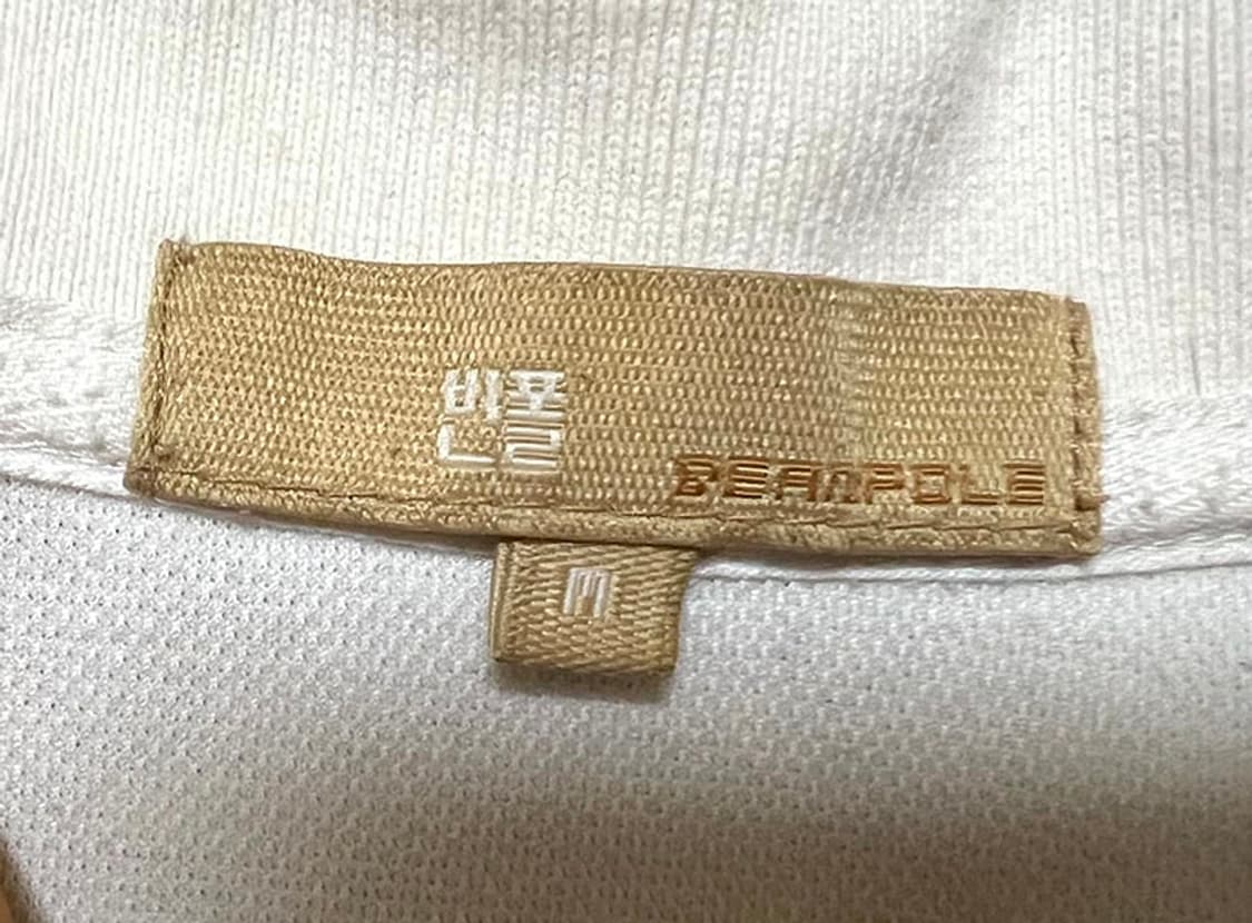 빈폴 남자 솔리드 피케 카라티셔츠 반팔 화이트 신형 캐주얼 L 100 상품이미지3