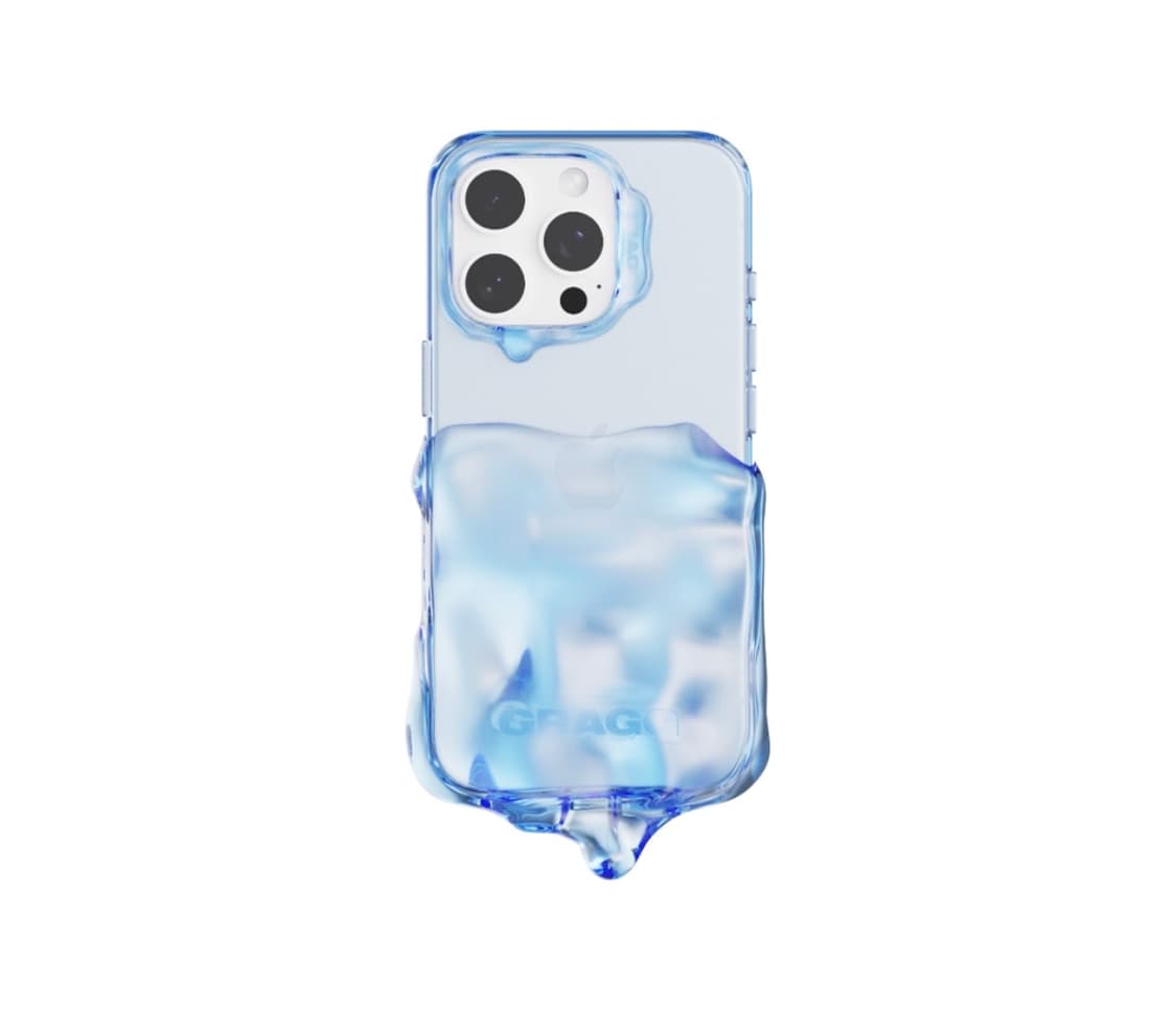 Gragg DOUBLE LAYERS CASE - CLEAR BLUE 상품이미지1